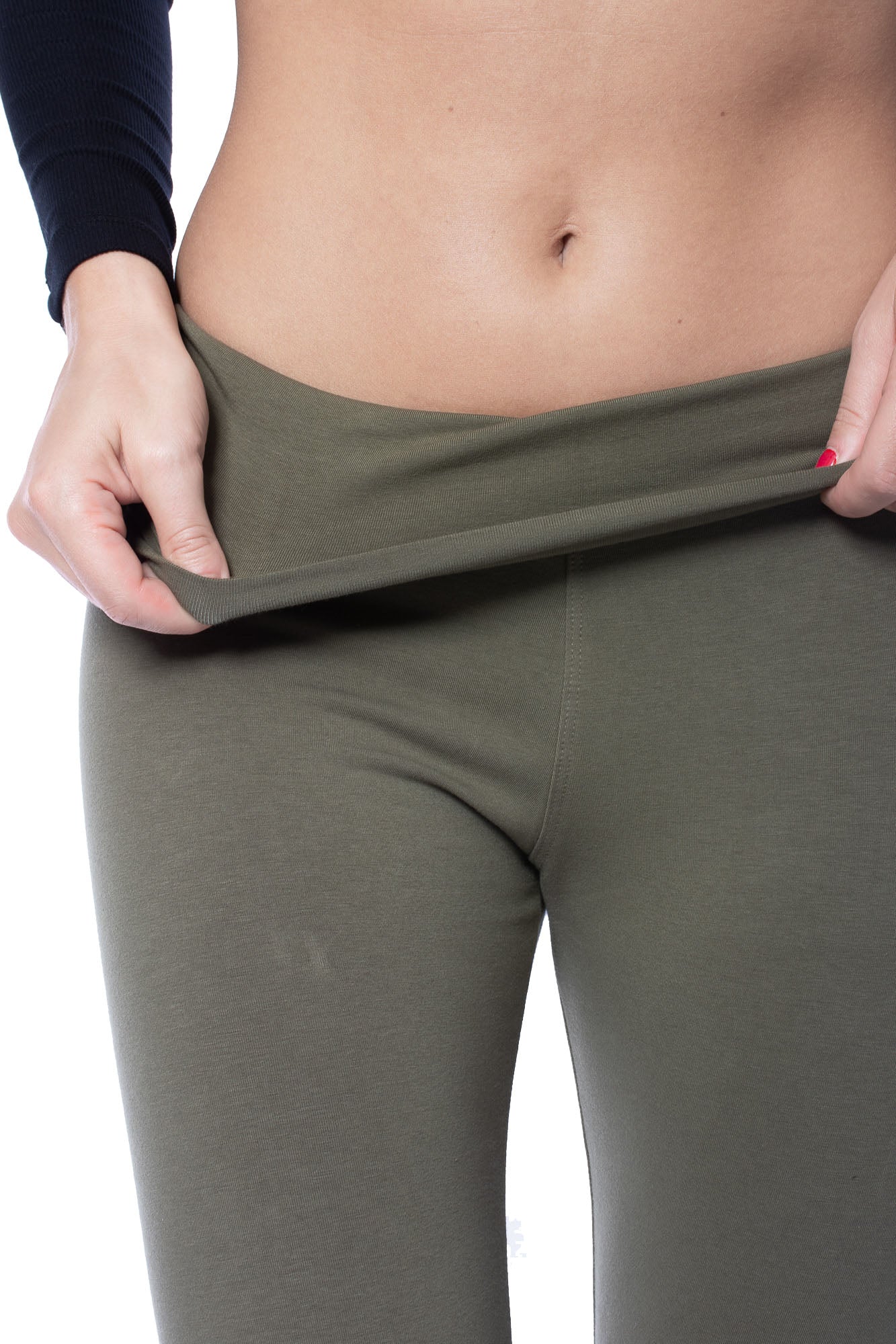 Roll Down Layered Legging (Style 588, Olive) by Hard Tail Forever - Londo  Lifestyle