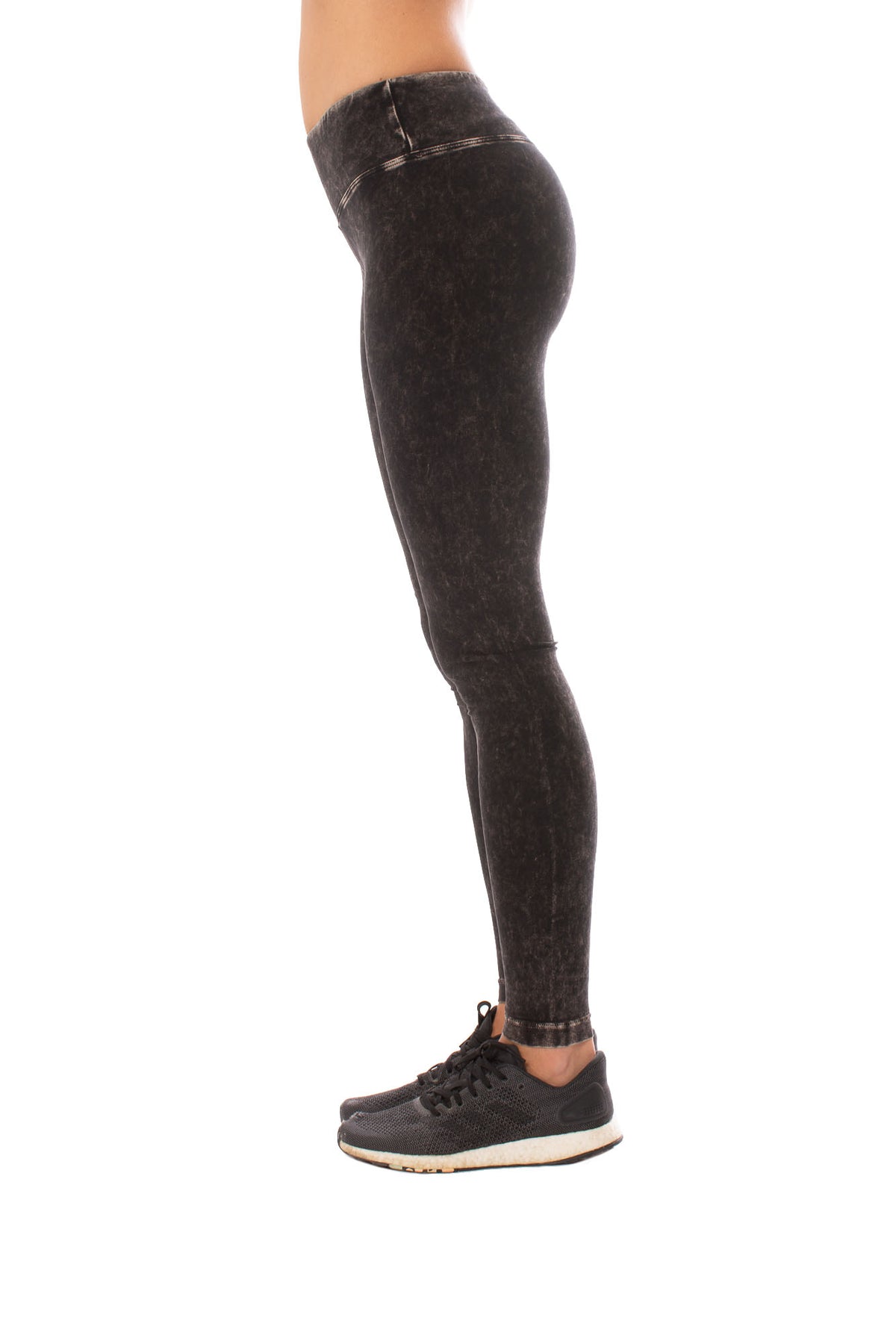 Hard Tail Forever Flat Waist Cage Legging - Dark Charcoal Heather Gray - XS  - 2024 ❤️ CooperativaShop ✓