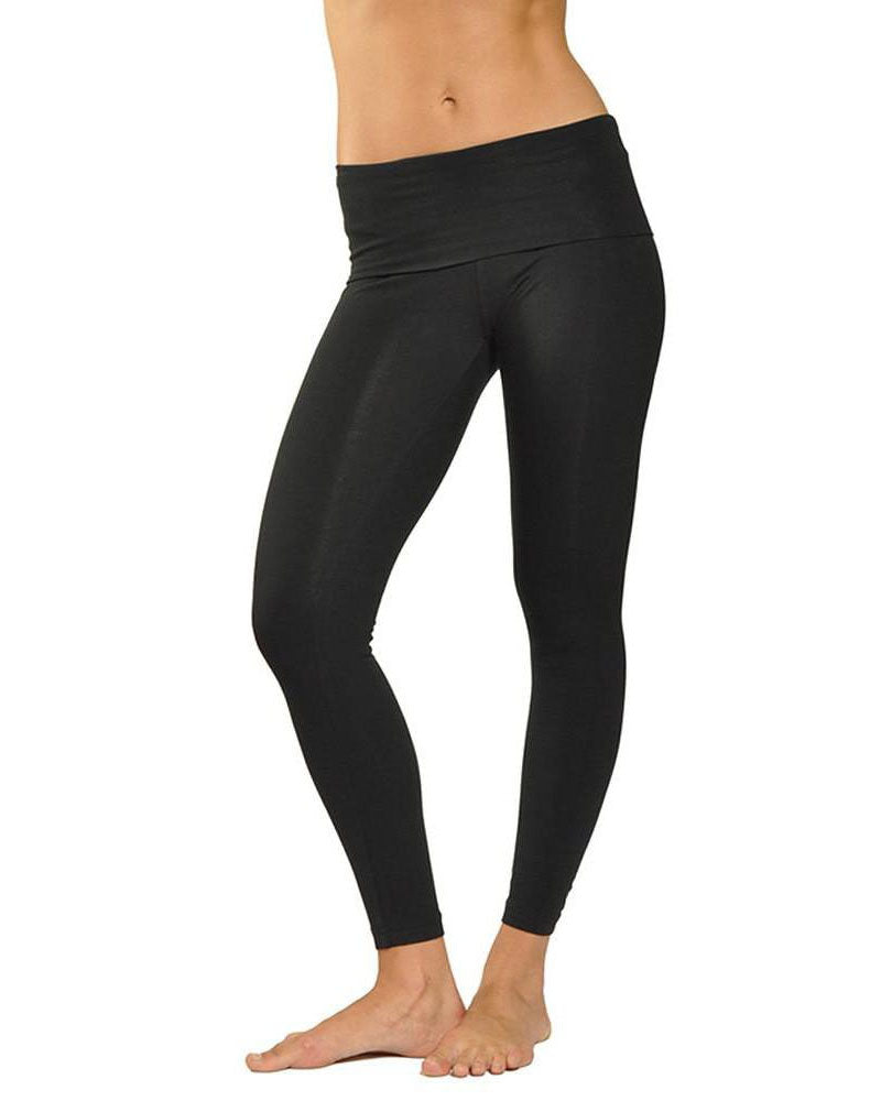 Contour Roll Down Ankle Legging (Style W-338, Past Midnight) by