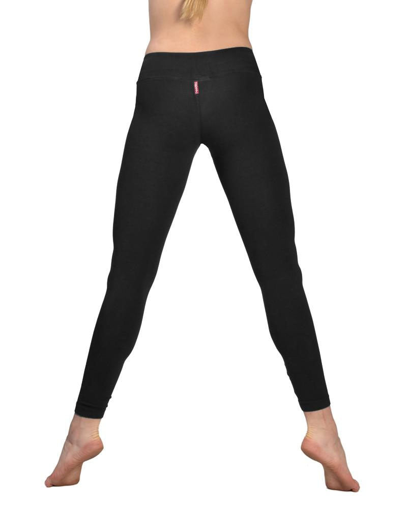 Flat Waist Ankle Legging (Style W-452, Past Midnight) by Hard Tail