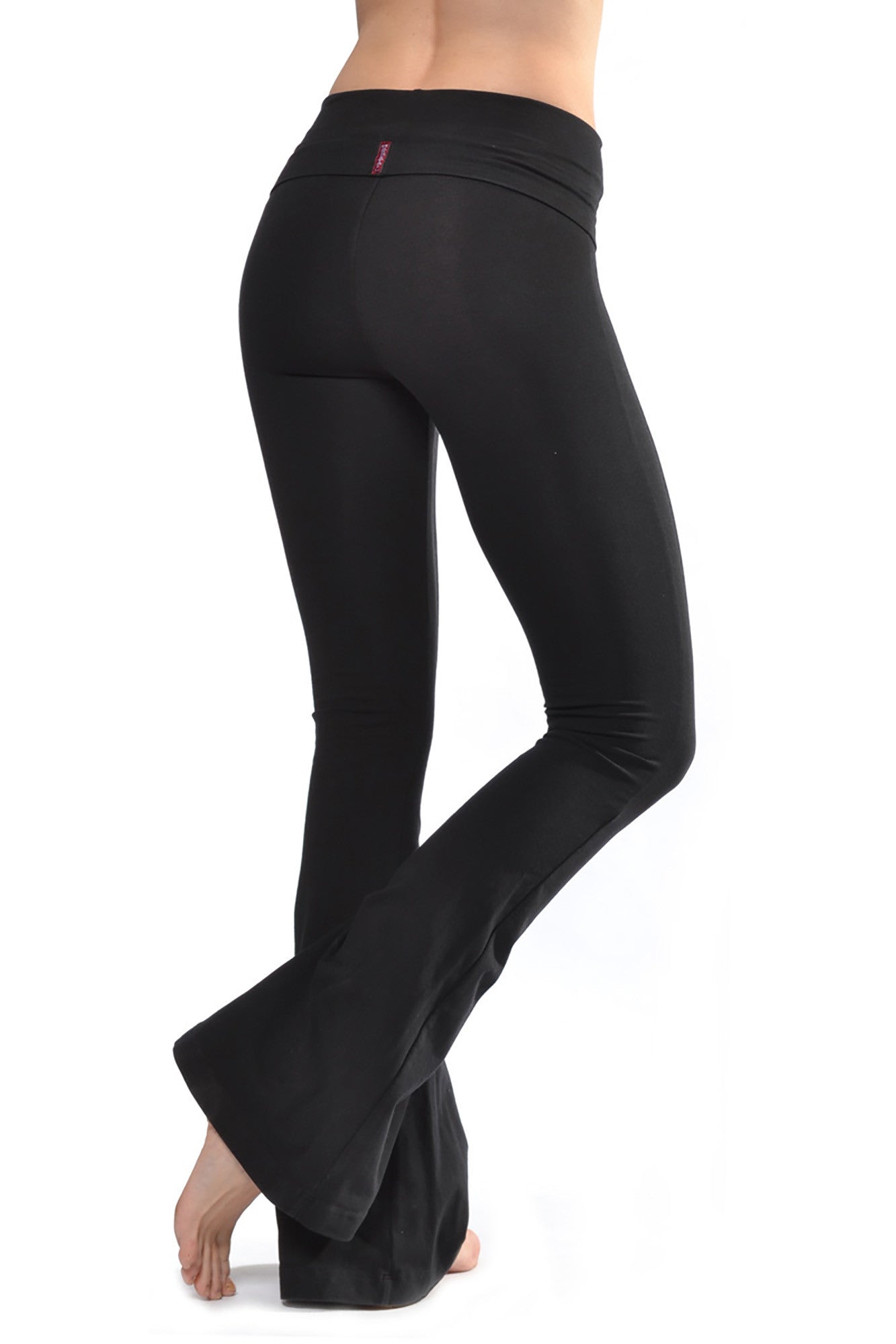 Hard Tail Side Slinger Rolldown Cropped Yoga Pants, L, Black : :  Fashion